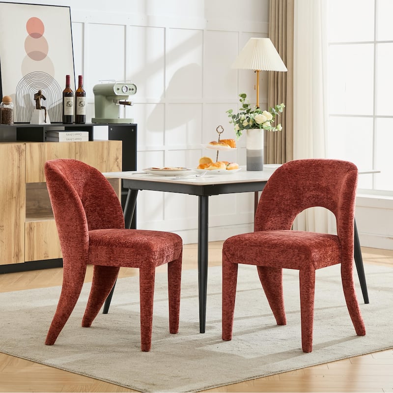 Metal Legs Dining Chair,Cushion Is Comfortable,Design Is Simple
