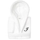 preview thumbnail 74 of 103, Sweet Kids 100% Polyester SUPER PLUSH Double Brushed Hooded Bathrobe with Black Script Monogram I - Large