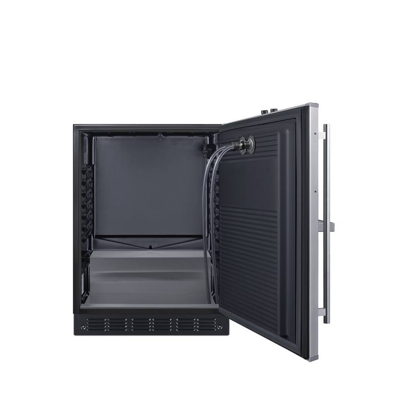 Summit SBCFRTPADA 24" Wide 5.3 Cu. Ft. Built-In Double Tap Kegerator