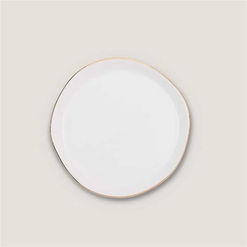 Good Morning Plate Morning White - White