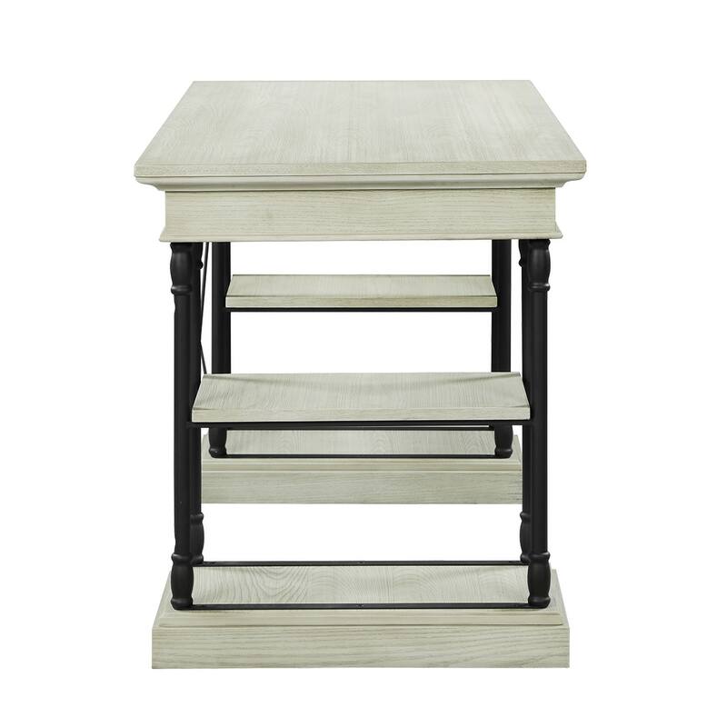 Corvus Ursula 59" 1-Drawer Wooden Computer Writing Desk