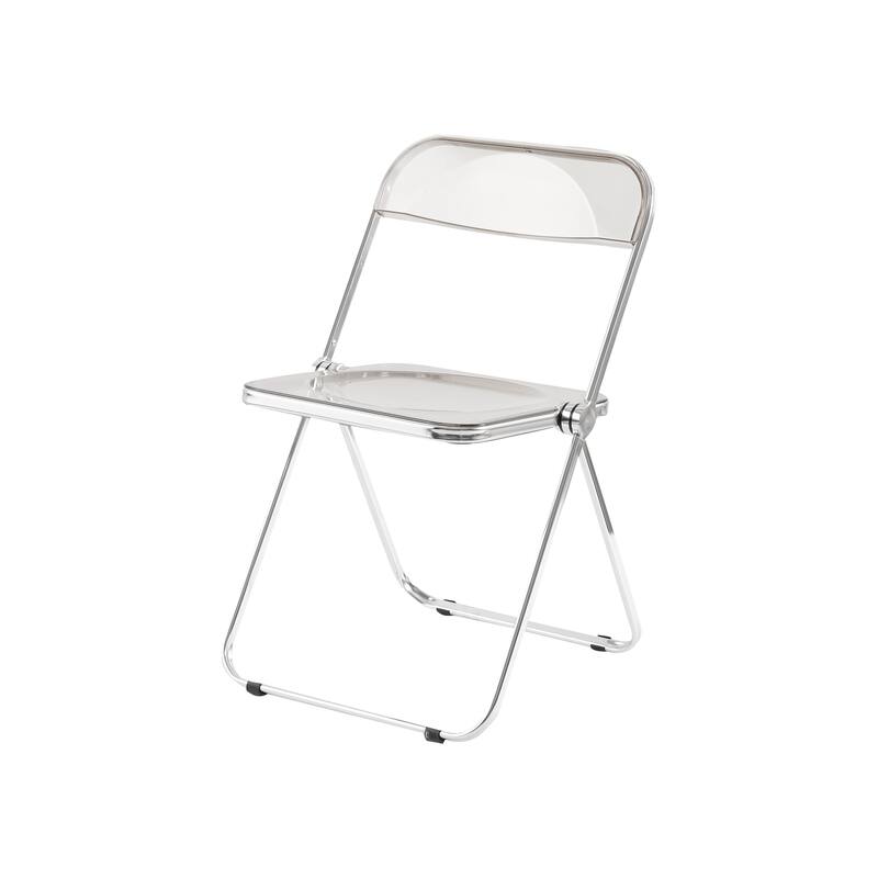 Folding Chair Transparent Chairs-Ghost Stackable