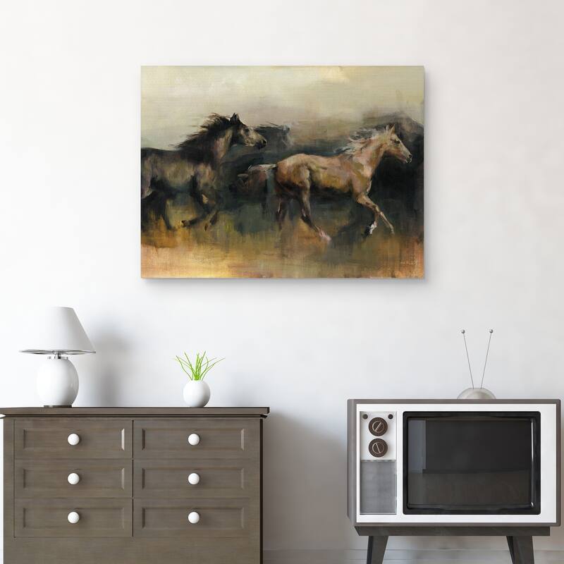 Roaming the West Crop by Marilyn Hageman Canvas Art Print
