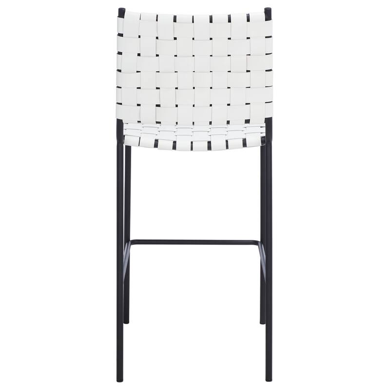 SAFAVIEH Malissie Woven Counter Stool - 18.5" W x 21" L x 40" H - 19Wx21Dx40H
