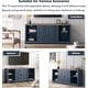 preview thumbnail 28 of 50, 70-inch Extra-Wide Rustic TV Stand for 80" TVs - Natural Wood Finish
