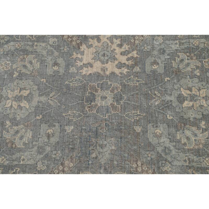 Geometric Ziegler Turkish Wool Area Rug Traditional Dining Room Carpet - 6'7" x 9'10"