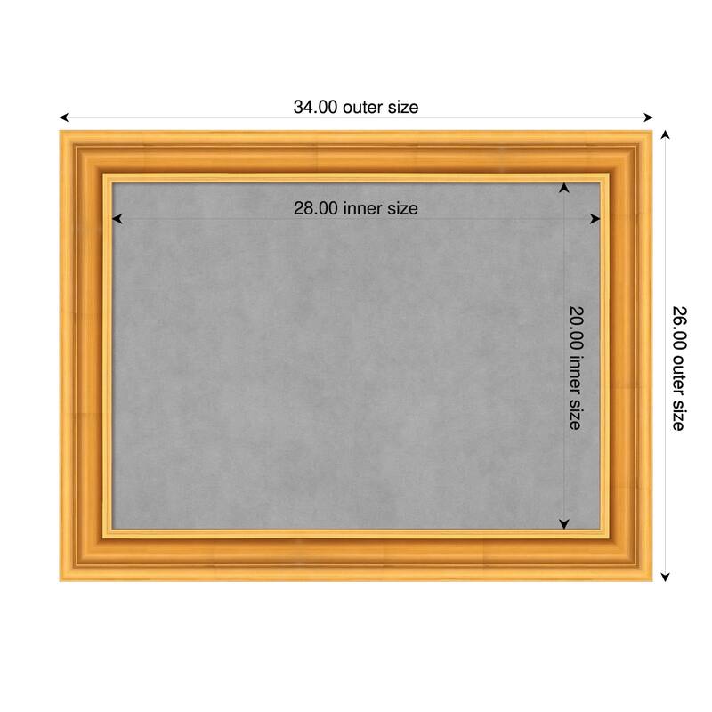 Amanti Art Sierra Black Brown Framed - 34 x 26 in - Sierra Gold