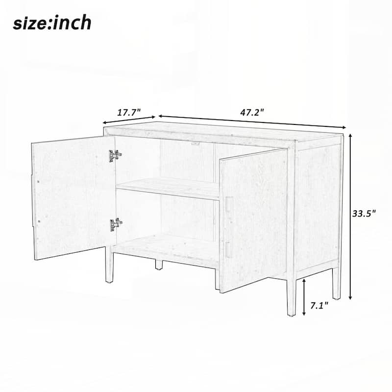 Storage Cabinet Sideboard Wooden Cabinet