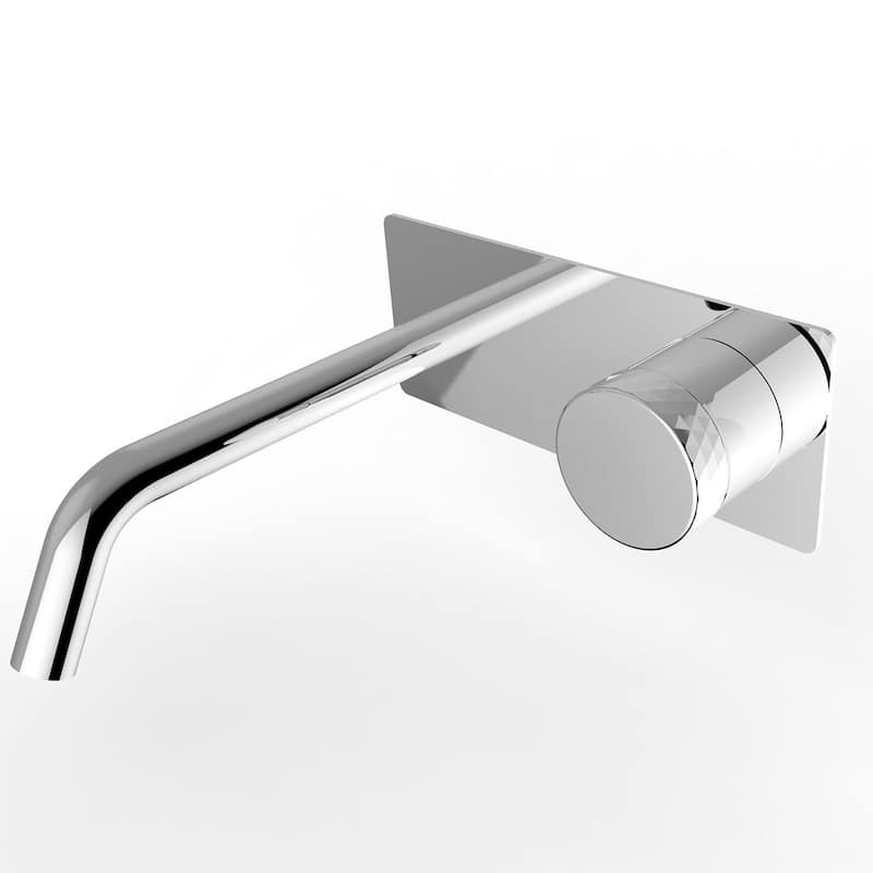 DAX Brass Wall Mount Single Handle Bathroom Faucet, Chrome Bed Bath & Beyond 39047871