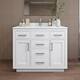 Option White / Giotto Quartz Top / Brushed Nickel