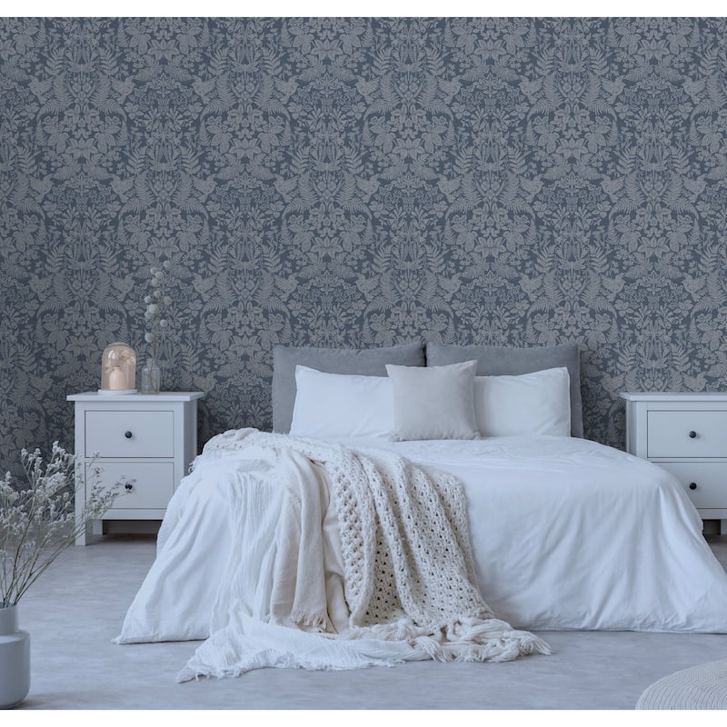 Loxley Leaf Botanical Textured Non-Pasted Wallpaper – 396in x 20.8in
