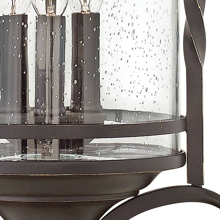 Hinkley Lighting Casa 3 Light 12" Wide Wrought Iron Outdoor Pendant