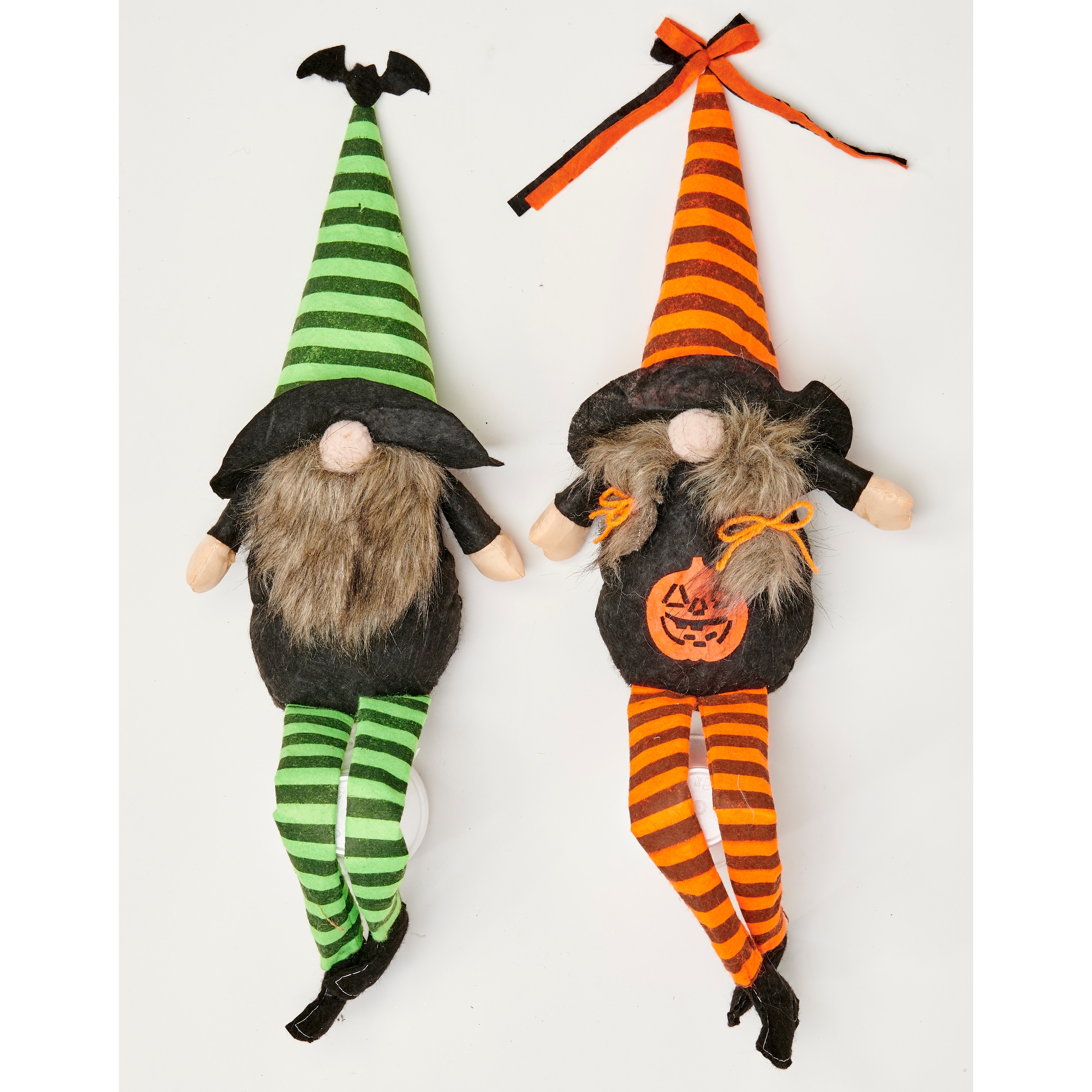 24" Halloween Sitting Gnome, Set of 2