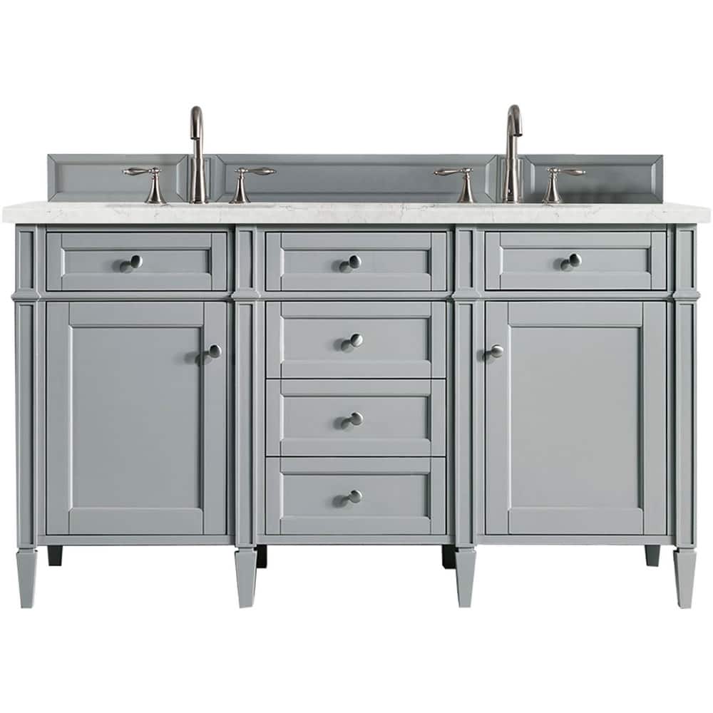 James Martin Vanities 650-V60D-FEJP Brittany 60" Free Standing Double