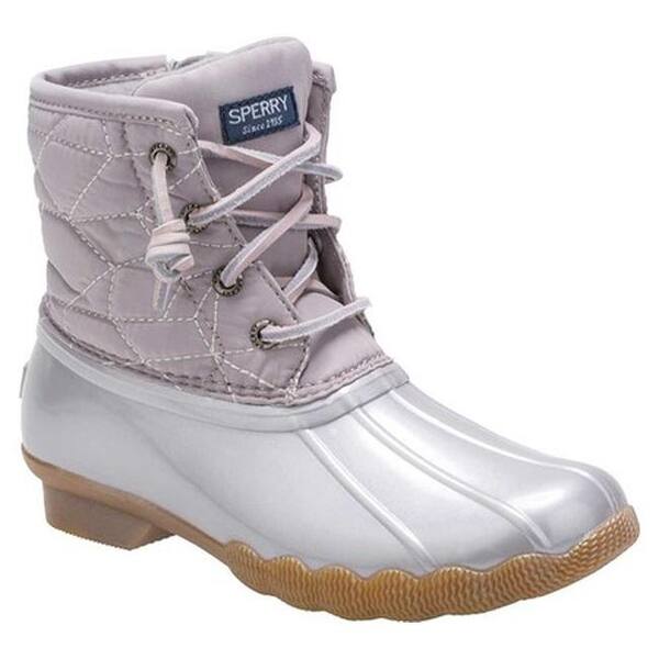 Shop Sperry Top Sider Girls Saltwater Duck Boot Gull Grey