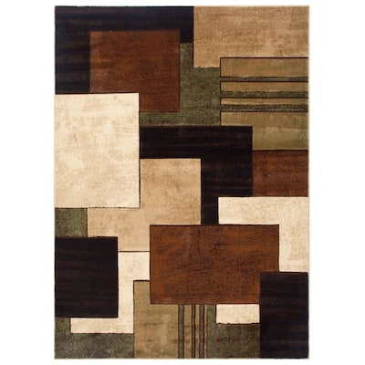 Home Dynamix Tribeca Mason Contemporary Geometric Area Rug
