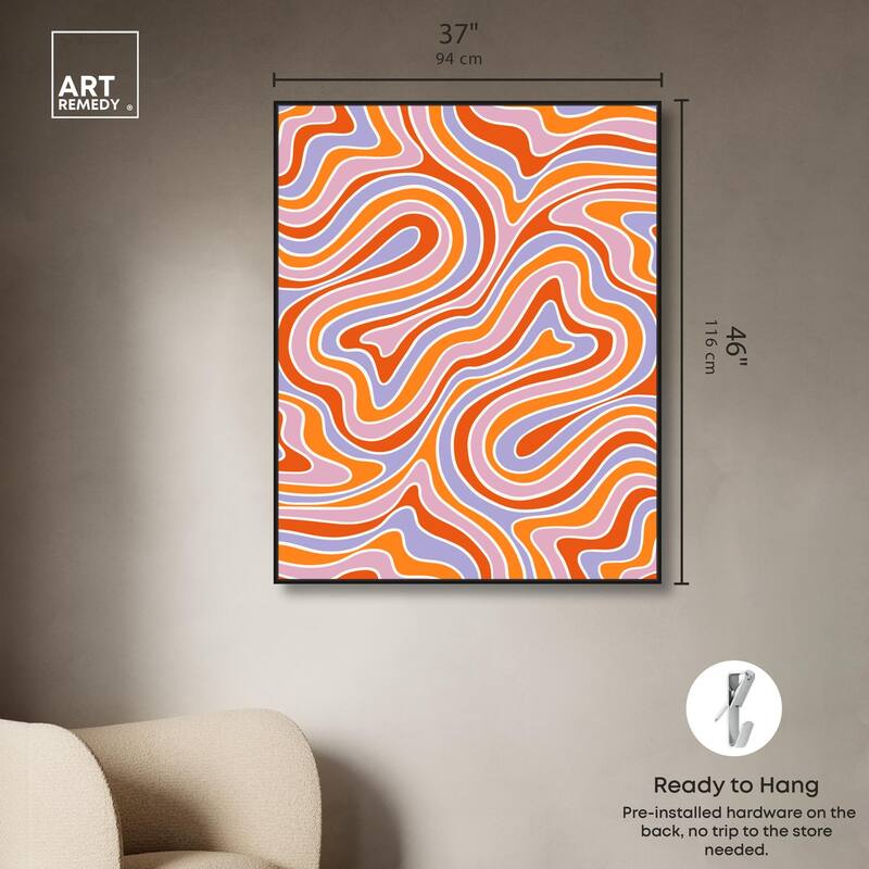Bubble Gum Retro I Canvas by Art Remedy