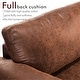 preview thumbnail 7 of 56, OVIOS Mid-Century SUEDE Leather Chaise Reversible Sofa