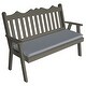 preview thumbnail 10 of 16, Pine 4' Royal English Garden Bench Olive Grey