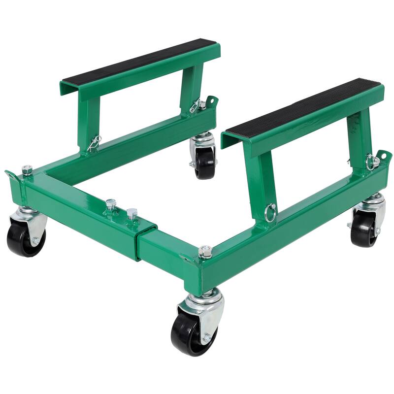 ATV Motorcycle Engine Cradle Dolly 1500lbs with Rubber Protection - Green