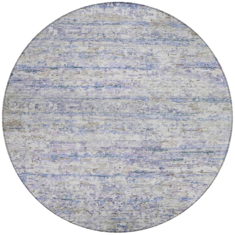 HomeRoots Striped Transitional Rectangle Outdoor Rug