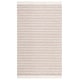 preview thumbnail 10 of 10, SAFAVIEH Handmade Natura Miorita Fringe Wool Rug 4' x 6' - Taupe/Ivory - Rectangle