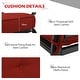 preview thumbnail 32 of 38, Costway 2PCS Patio Loveseat Bench Table Furniture Set Cushioned Chair