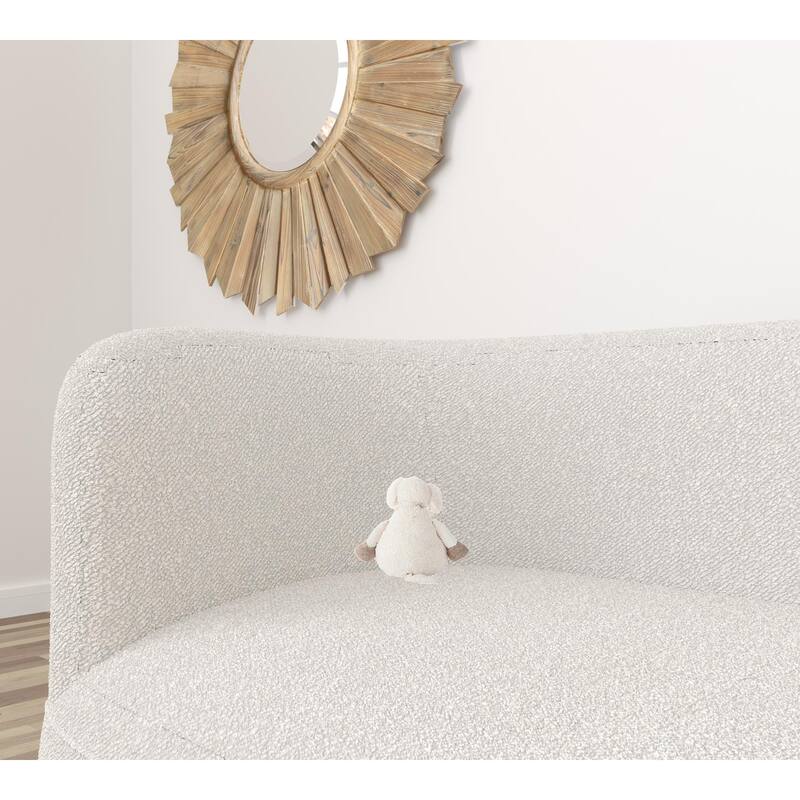 HomeRoots Ivory 7" X 17" Novelty Polyester Throw Pillow