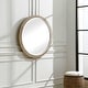 preview thumbnail 4 of 4, Uttermost Carbet 40" Round Modern Tropical Beach Large Wall Mirror