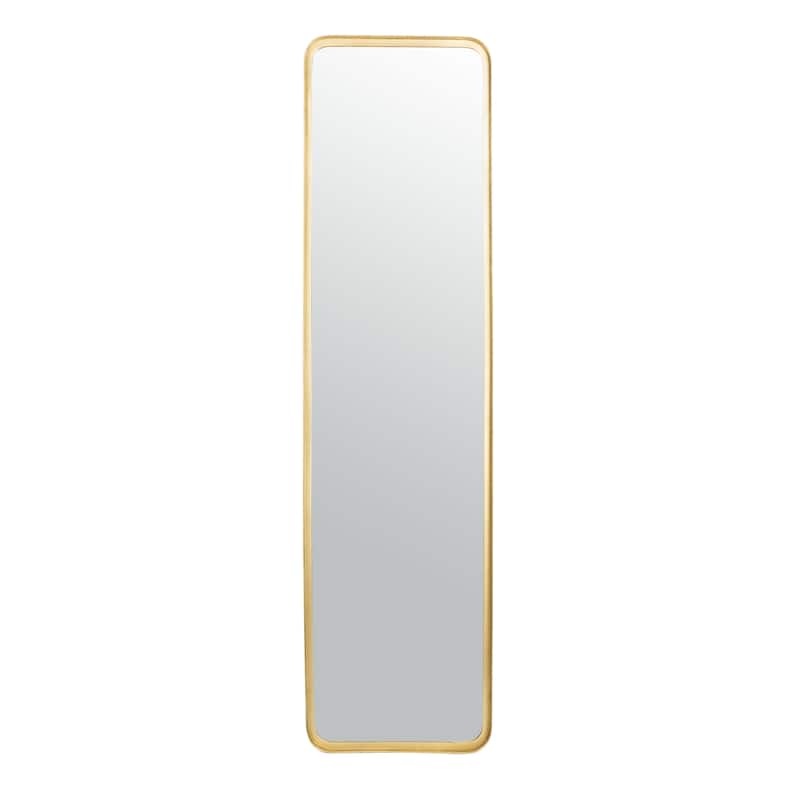 SAFAVIEH Lucero 18-inch Brass Vertical Rectangular Standing Mirror - 16" W x 18" L x 61" H - 16Wx18Dx61H