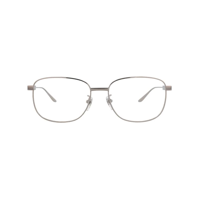 Gucci Square-Frame Metal Optical Frames - Ruthenium Ruthenium Transparent - Silver