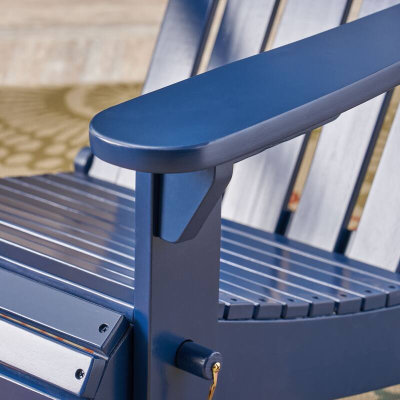Hollywood Foldable Acacia Adirondack Chair by Christopher Knight Home