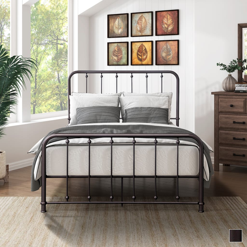 Fremont & Park Averny Vertical-Slat Metal Bed