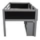 preview thumbnail 11 of 10, Twin Size Low Loft Bed w/2 Shelves & Decorative Guardrail Chalkboard