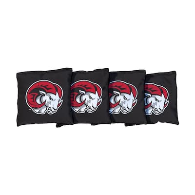 Winston Salem State WSSU Rams Black Cornhole Bags