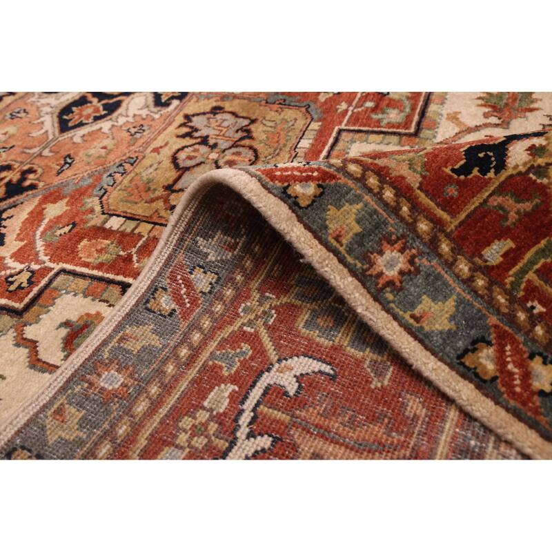 ECARPETGALLERY Hand-knotted Jules Sultane Ivory Wool Rug - 7'10 x 9'11