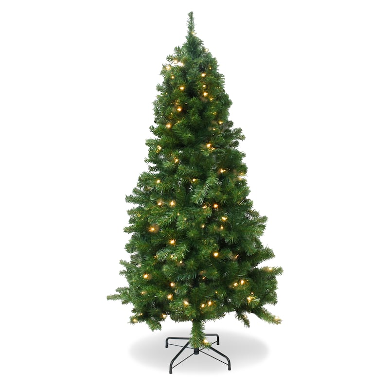 Astella 6' Pre-lit Douglas Fir Artificial Christmas Tree With Steel Stand