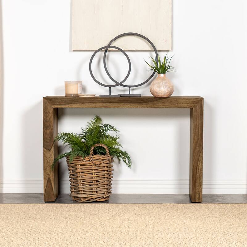 Rectangular Wooden Sofa Table in Auburn