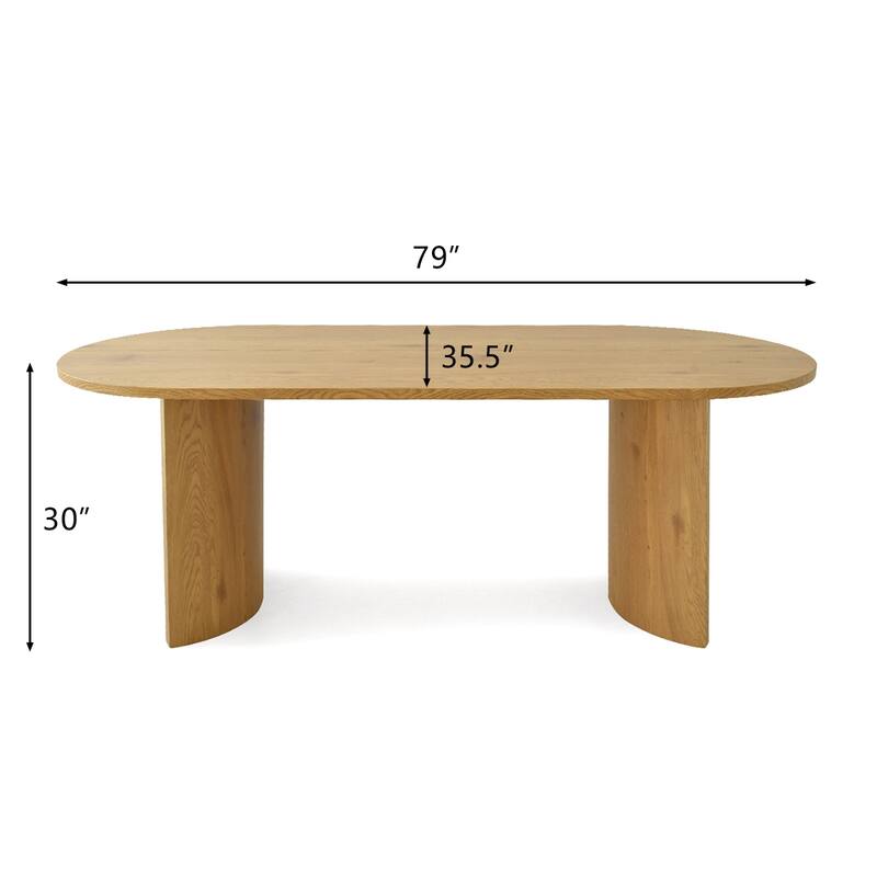 79" OvaL Restaurant Dining Set