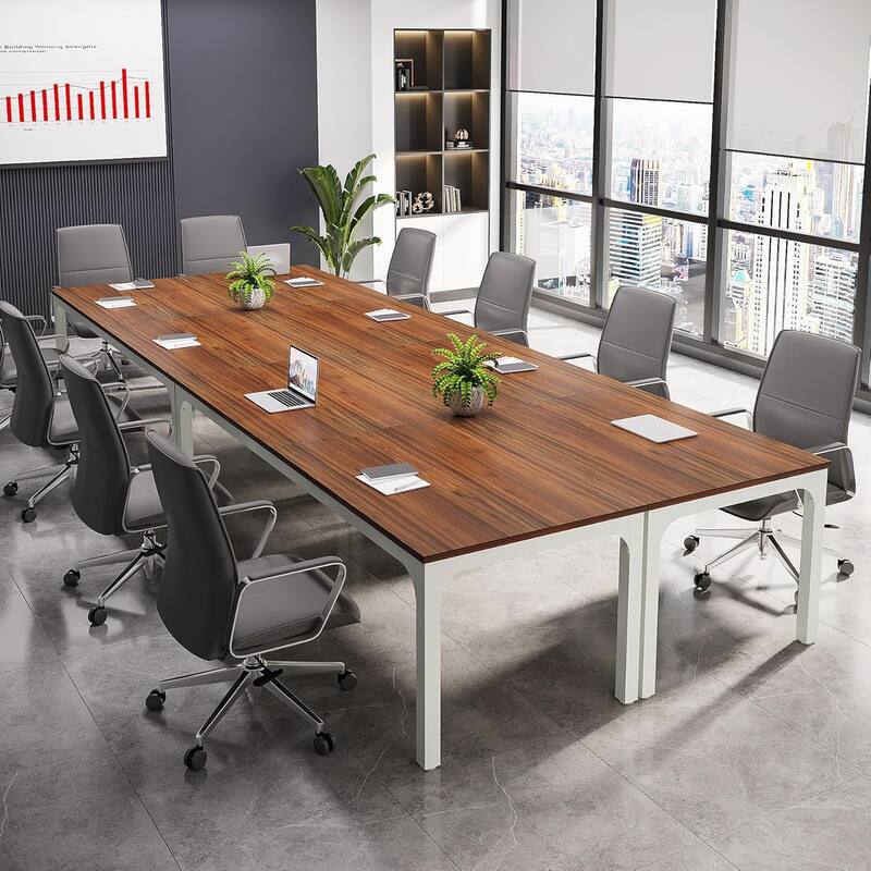 78.74" Large Rectangle Conference Table/Desk, Modern Seminar Meeting Table, Business Tables for Boardroom & Office