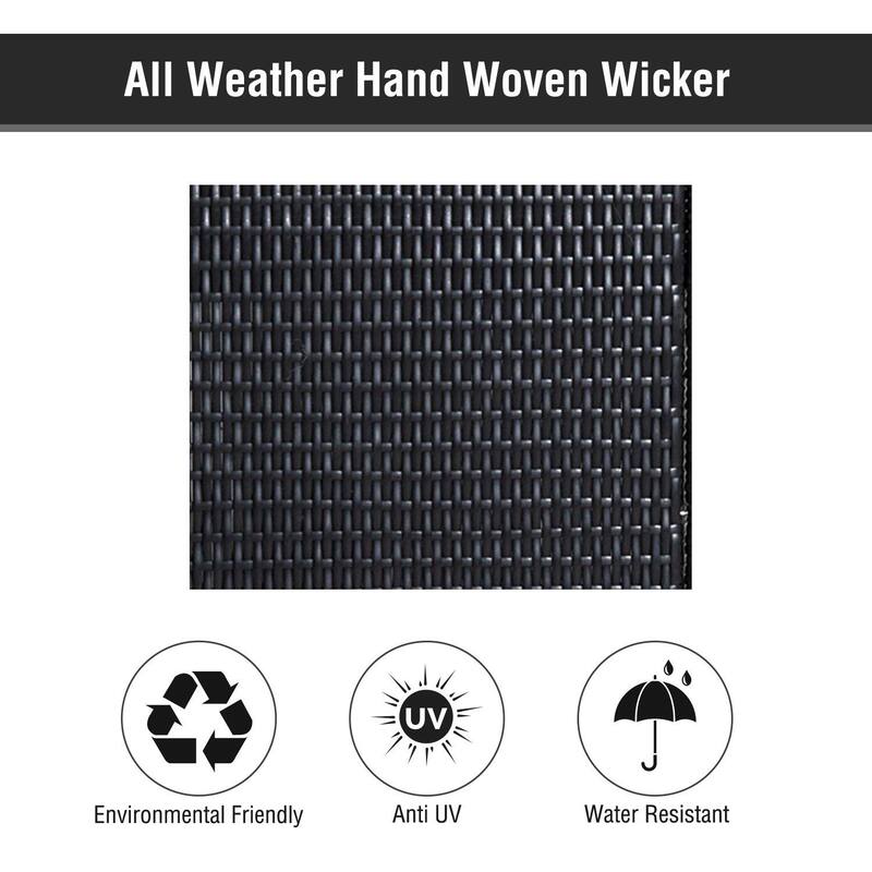 Outsunny Poolside PE Rattan Wicker Towel Valet Organizer Cabinet