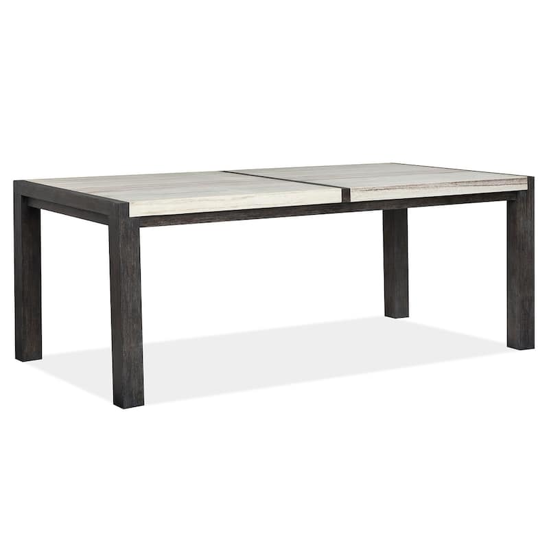 Magnussen Home Plum Creek Ravenwood Black Rectangular Dining Table - 40''W x 80''D x 30''H - 40''W x 80''D x 30''H