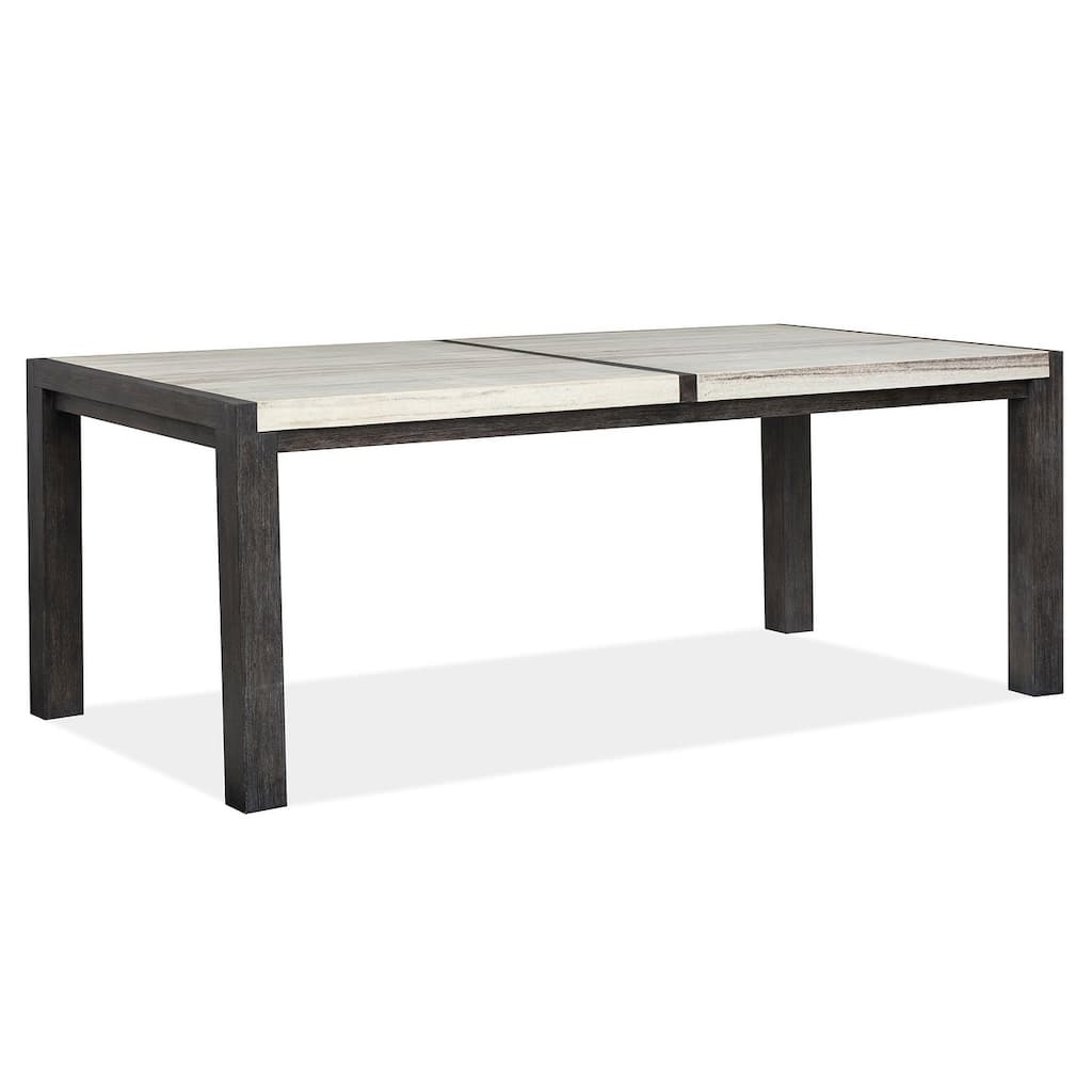 Magnussen Home Plum Creek Ravenwood Black Rectangular Dining Table - 40''W x 80''D x 30''H