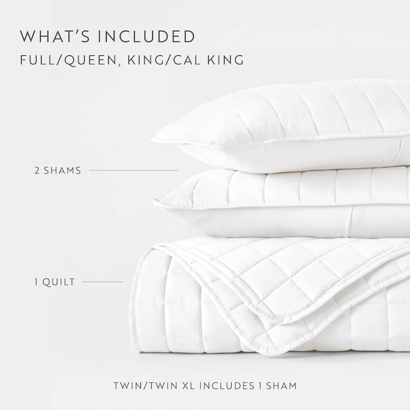 Becky Cameron Premium Ultra Soft Square Quilted Coverlet Set