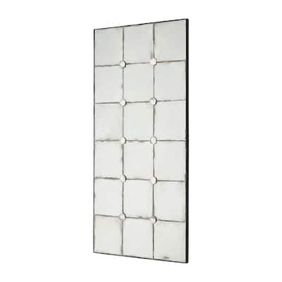 Aces Iron Rectangular Mirror - Black