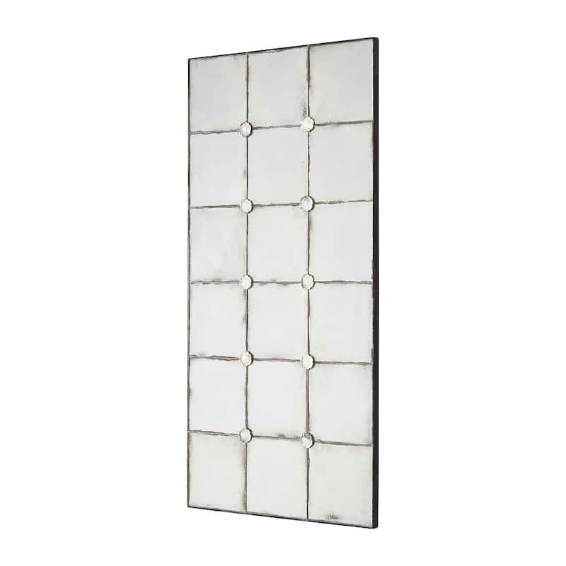 Furniture Classics Aces Iron Rectangular Wall Mirror - Black