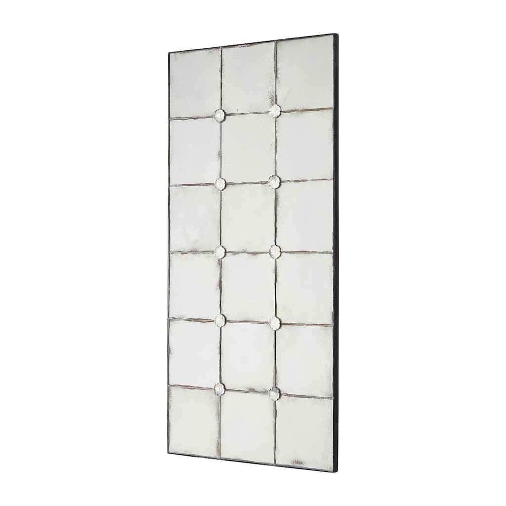 Furniture Classics Aces Iron Rectangular Wall Mirror - Black