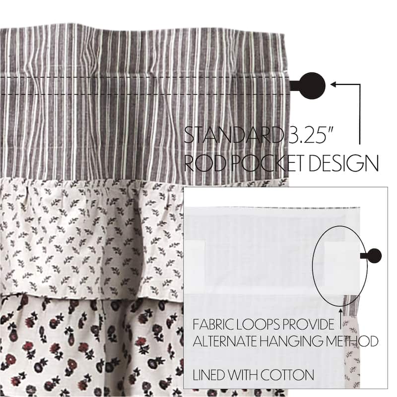 Florette Ruffled Valance 16x72 - M