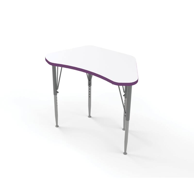 Tot Mate Versa Kids Desk Wing Shape Large Laminate Surface 35" x 19.75" Classroom Table