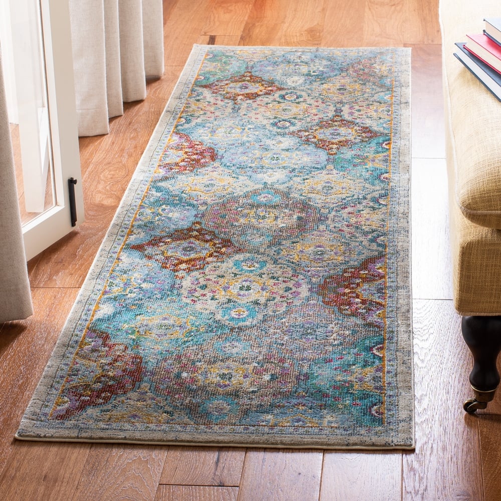 SAFAVIEH Luxor Rosanne Floral Distressed Rug